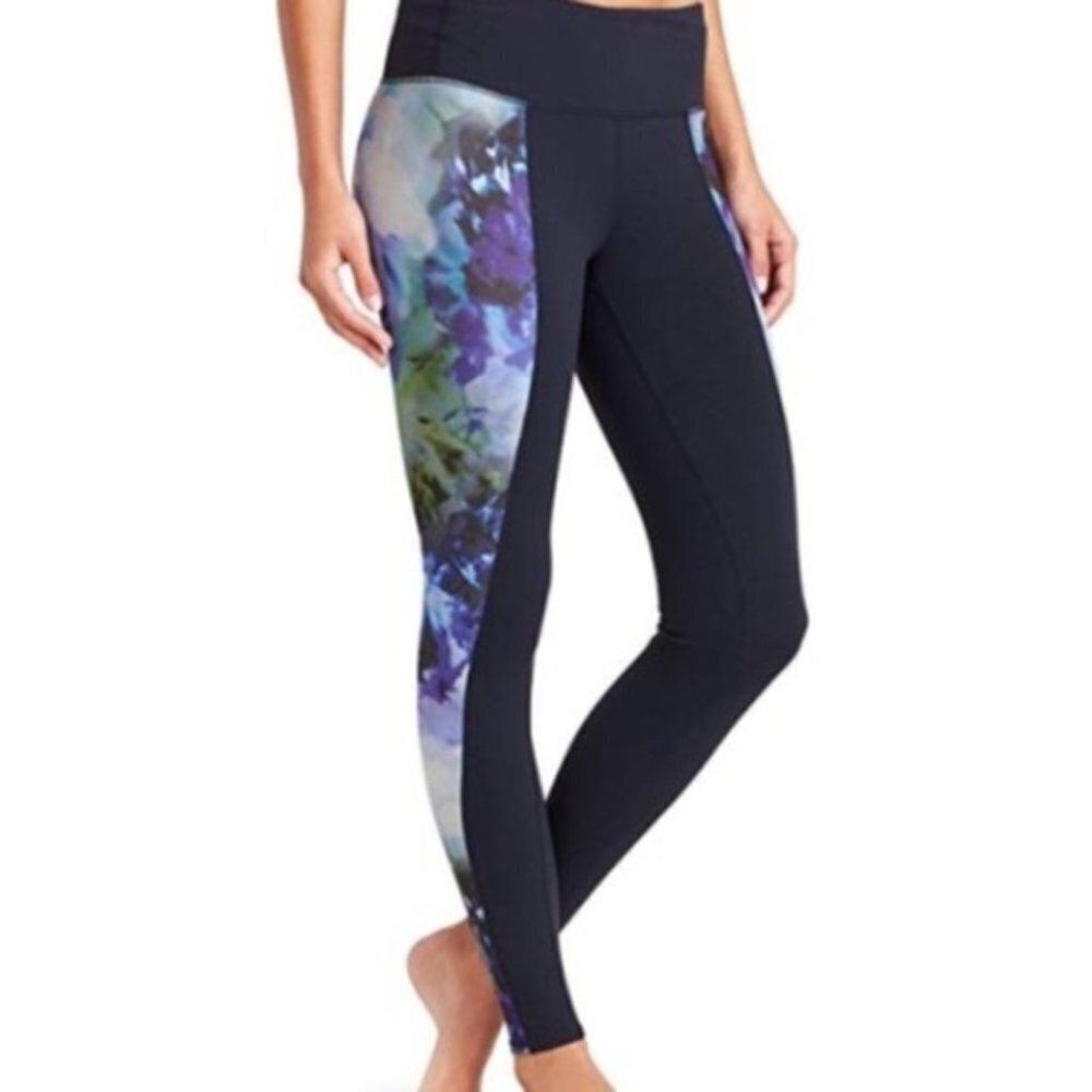 Athleta High Rise Bloom Chaturanga Leggings